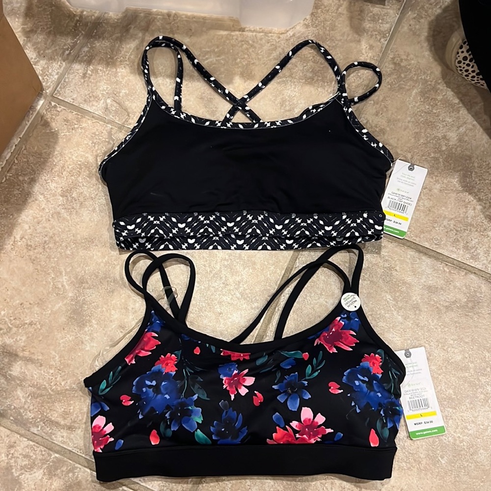 GAIAM set of 2 sports bras